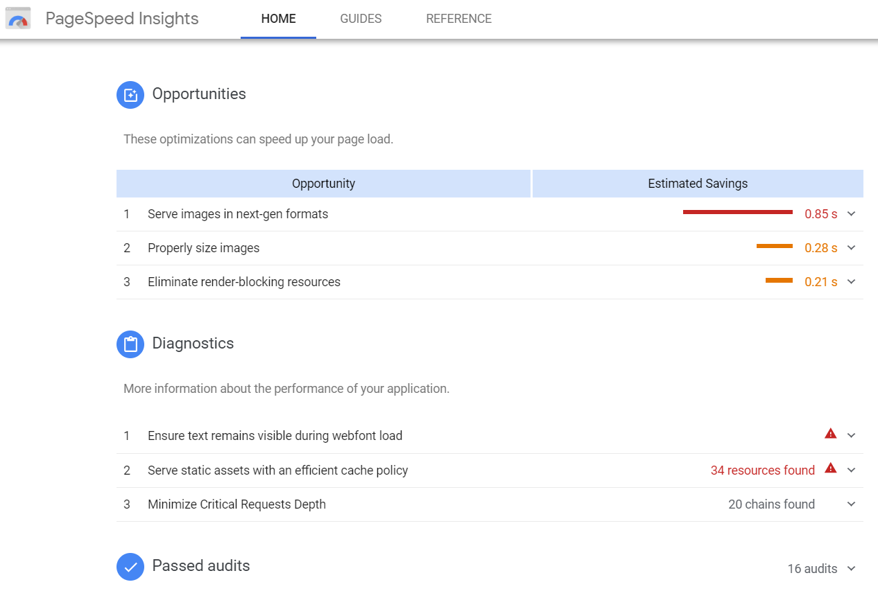7 Tools To Optimize WordPress Website Speed 20 pagespeed insights opportunities