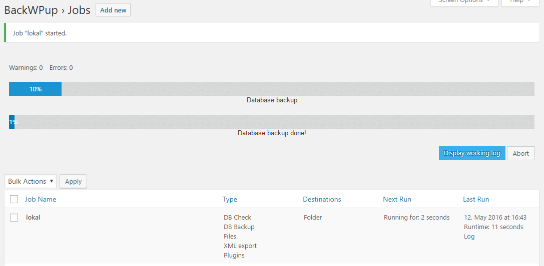 How to Back Up Your WordPress Site: 3+ Simple Methods 18 BackWPup - WordPress Backup Plugin
