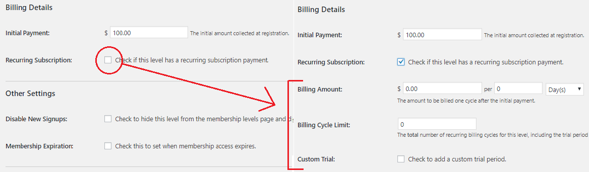 Paid Memberships Pro: Membership Plugin for LearnPress 14 billing details