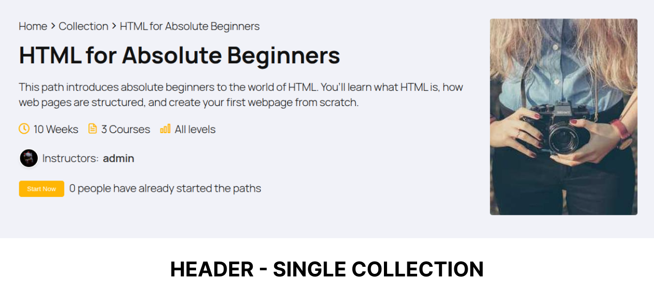 Collections Add-on for LearnPress 3 collection addon img5