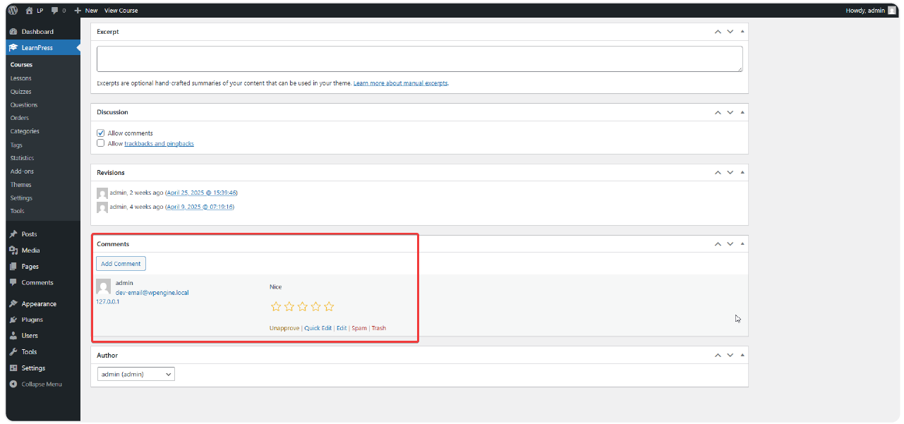 LearnPress - Course Review 6 course-review-7
