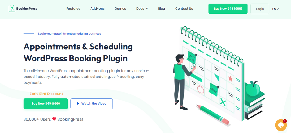 Top Free & Paid WordPress Booking Plugin Review 14 bookingpress plugin