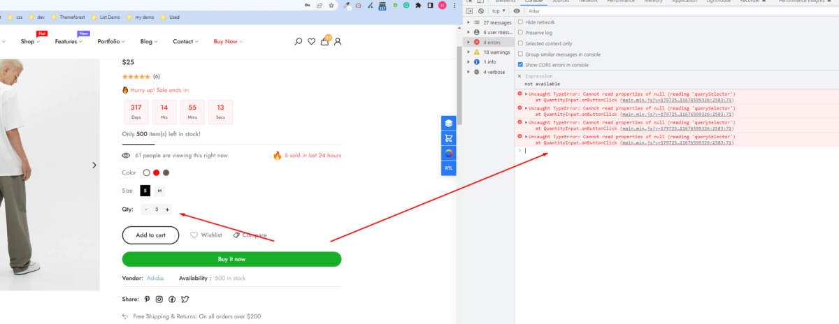 Storepify v1.3.6 Update 12 js error