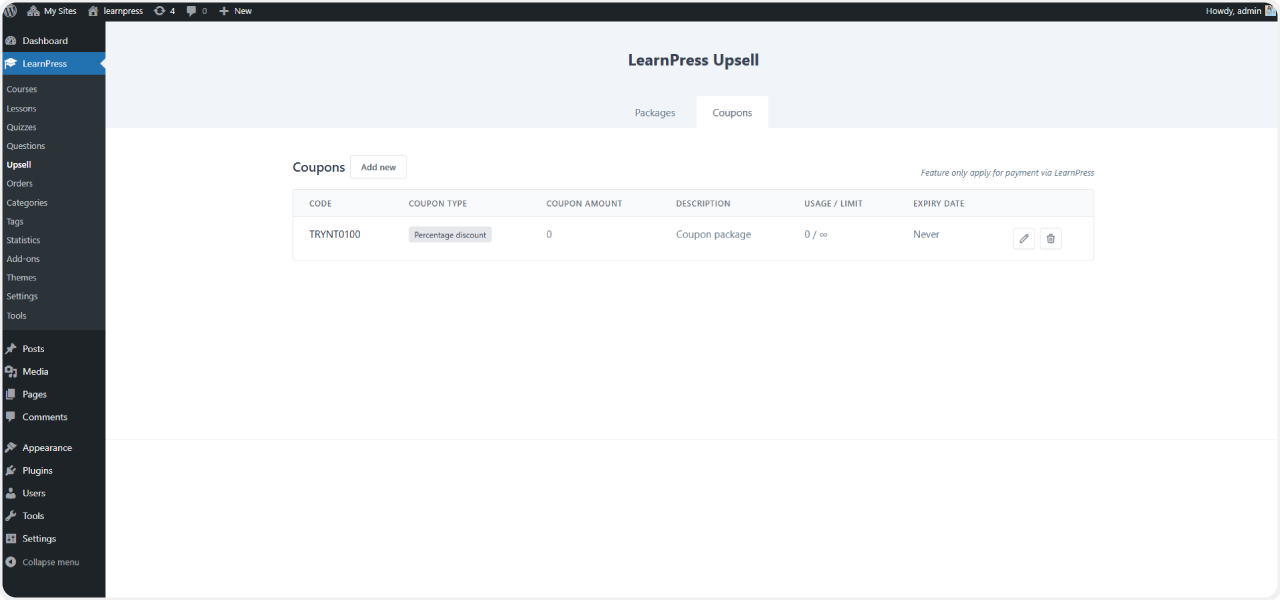 Upsell Add-on for LearnPress 5 learnpress-upsel-3-0