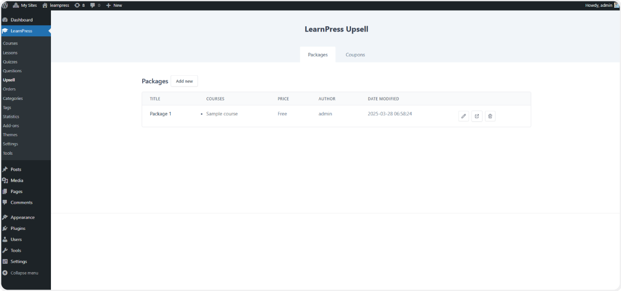 Upsell Add-on for LearnPress 3 learnpress-upsell-2
