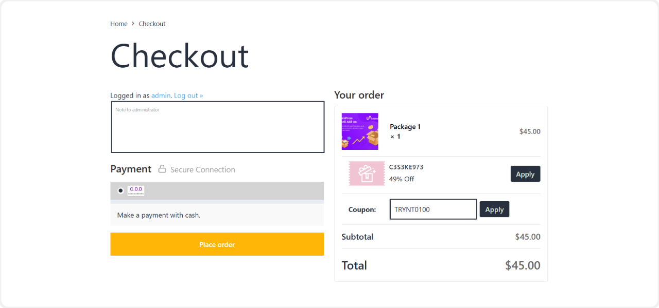 Upsell Add-on for LearnPress 10 learnpress-upsell-7