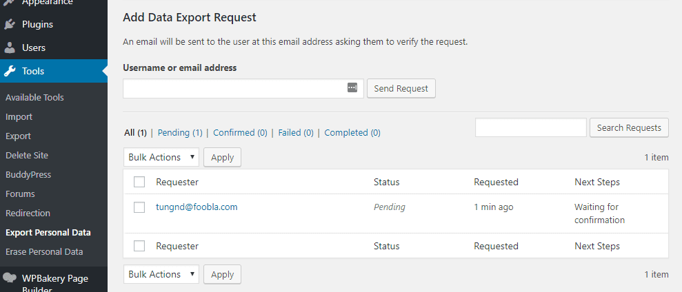 LearnPress WordPress LMS is NOW fully GDPR-compliant 5 learnpress waiting confirm