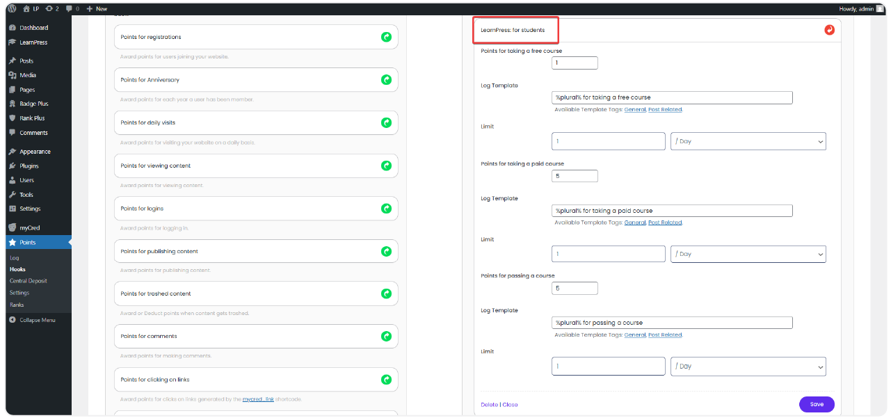 myCRED Add-on for LearnPress 20 mycred-7
