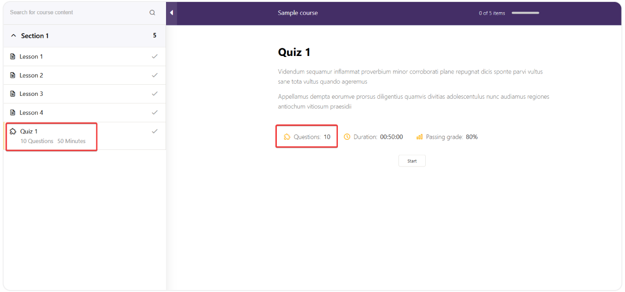 Random Quiz Add-on for LearnPress 5 random-quiz-4