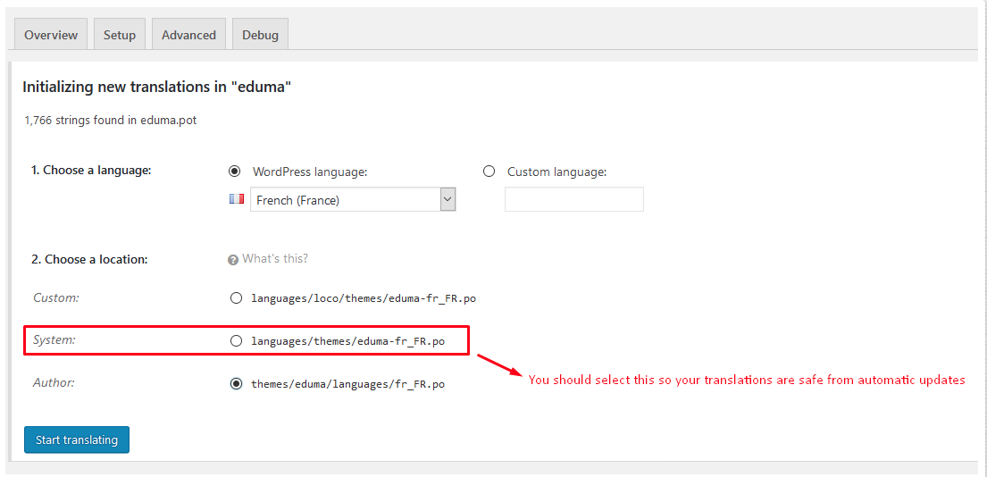 Loco Translate Guide: How to Translate Your WordPress Theme 7 Screenshot 3 3