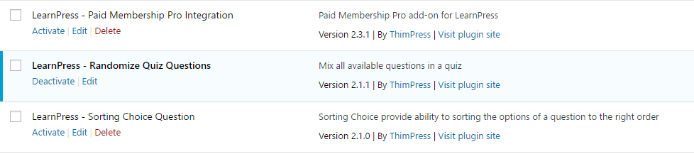 LearnPress Gradebook Add-on: How to Install and Use 16 learnpress gradebook activated