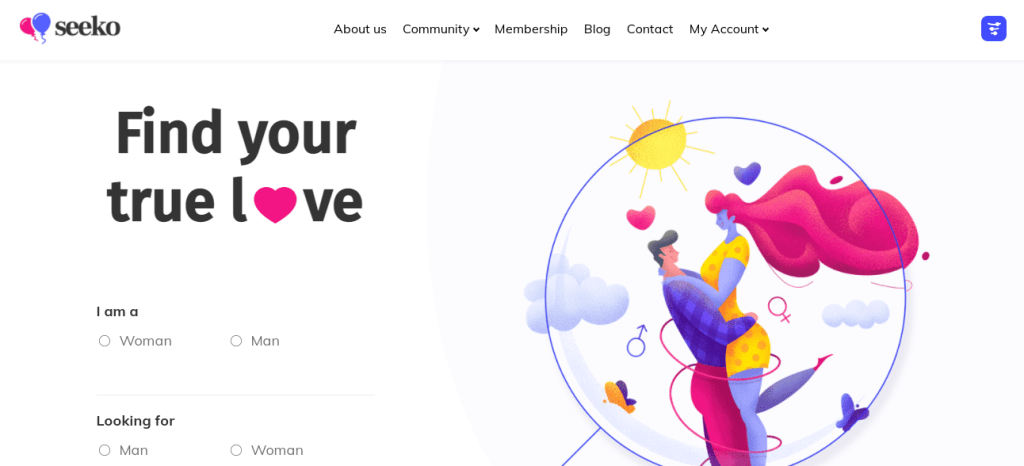 seeko an excellent wordpress platform for dating websites