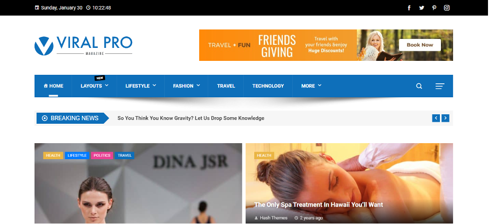 9+ Best Magazine WordPress Theme 12 Viral Pro Multipurpose News Magazine WordPress Theme
