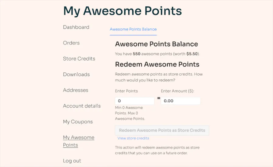 account myawesomepoints
