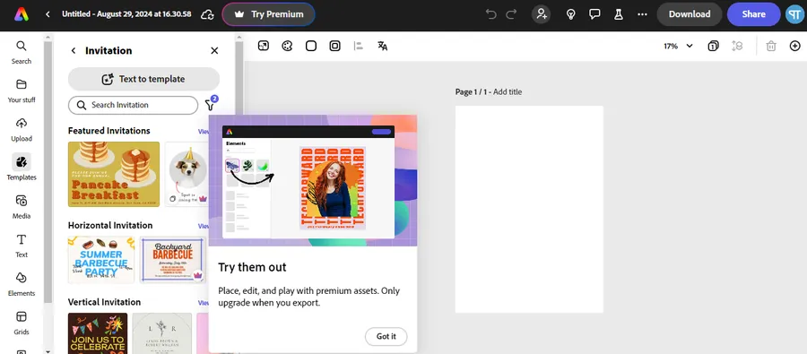 Adobe Express vs Canva — Which is Better? 30 Adobe Express Interface