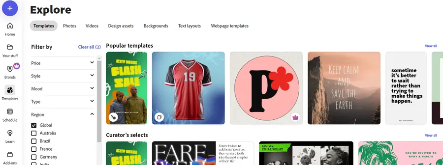 Adobe Express vs Canva — Which is Better? 32 Adobe Express Templates