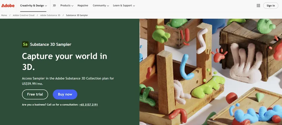 Unlocking Creativity: Finding the Best 3D Design Software 20 Adobe Substance 3D Sampler