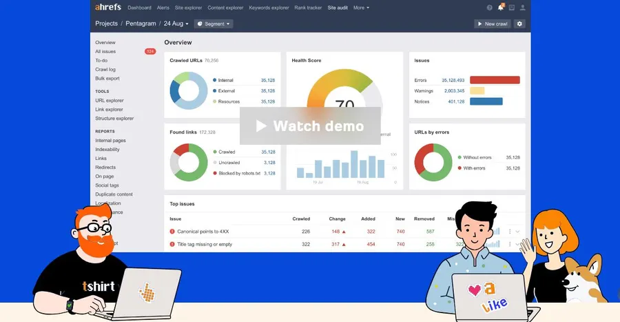 Ahrefs Shopify SEO tool