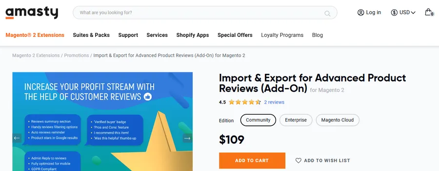 How to Import & Export Product Reviews in Magento 2 10 Amasty Import & Export for Advanced Product Reviews (Add-On) for Magento 2