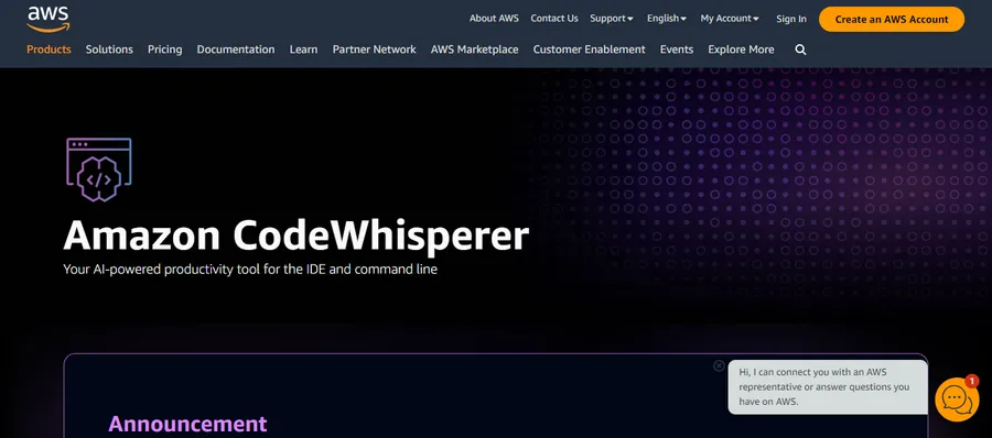 Amazon CodeWhisperer