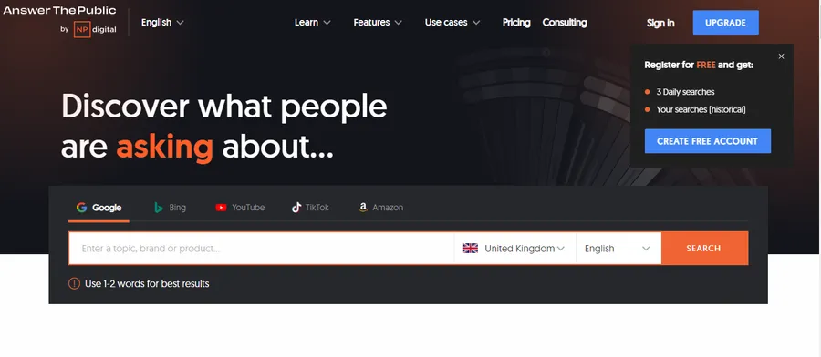 Top 7 SemRush Alternatives 10 Answer The Public