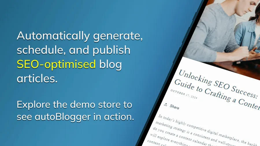 6+ Best Shopify AI Blog Generators to Boost Traffic 9 autoBlogger | AI Blog Creation