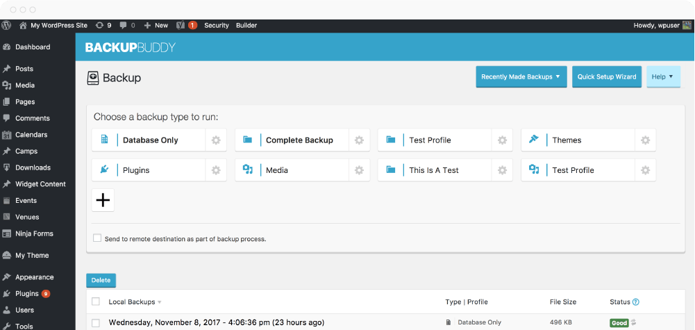 How to Back Up Your WordPress Site: 3+ Simple Methods 16 BackupBuddy Premium WordPress Plugin