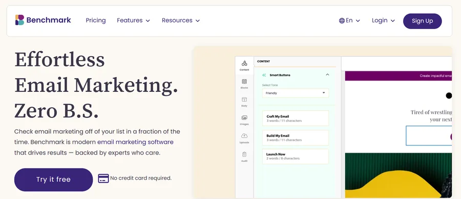 A Guide to The 14 Best Email Marketing Platforms 30 Benchmark