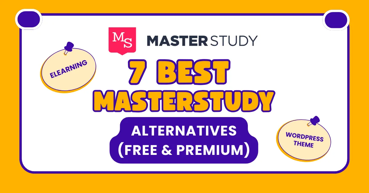 7 Best MasterStudy Alternatives (Free & Premium Picks) 9 7 Best MasterStudy Alternatives (Free & Premium Picks)