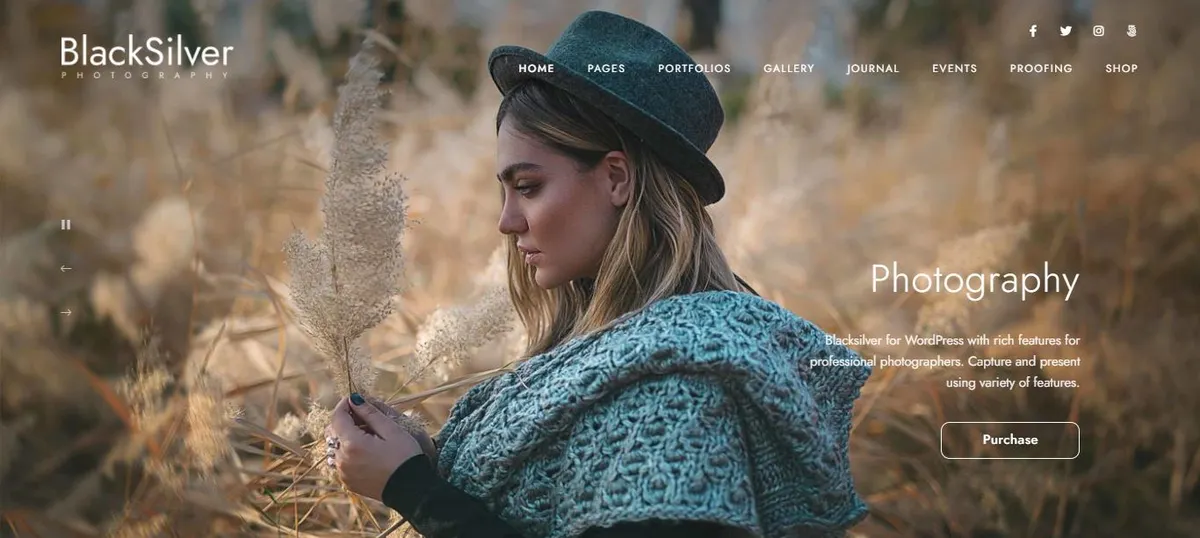 9+ Best WordPress Photography Themes 19 Blacksilver
