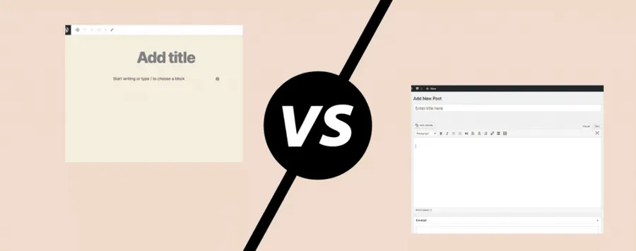 block editor vs classic editor