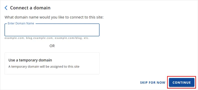 How to Start an Online Thrift Store With WordPress: 7 Simple Steps 29 BlueHost Connect Domain