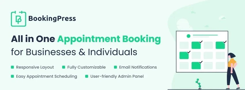 Top 7 Best Appointment Booking WordPress Plugins 15 BookingPress Banner