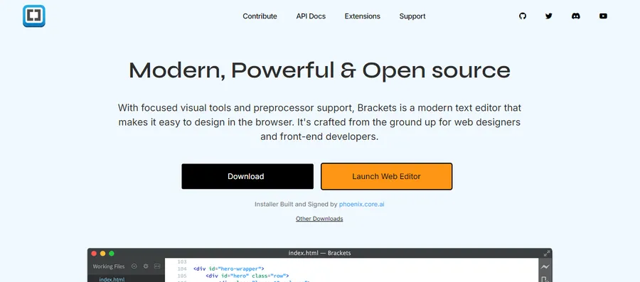 8+ Best Online HTML Editors 14 Brackets