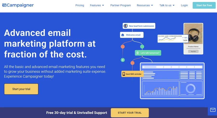 A Guide to The 14 Best Email Marketing Platforms 27 Campaigner