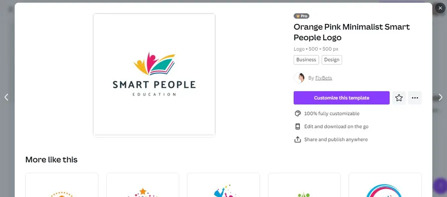 Canva Customize Template