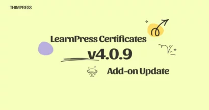LearnPress Add-on Certificates v4.0.9 Update 11 Certificates v4.0.9