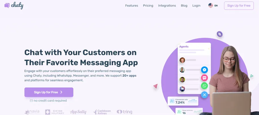 9+ Best WordPress Live Chat Plugins 14 Chaty