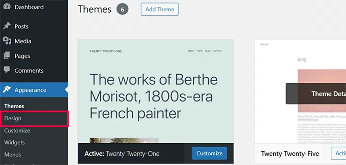 Classsic Theme Design