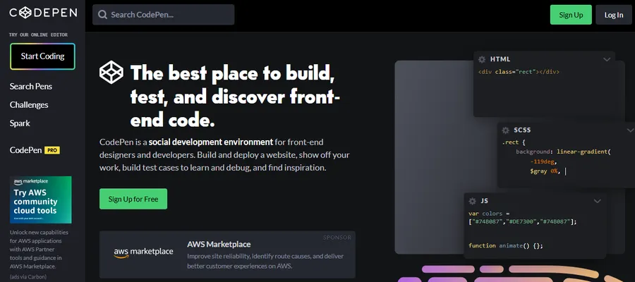 8+ Best Online HTML Editors 13 Codepen
