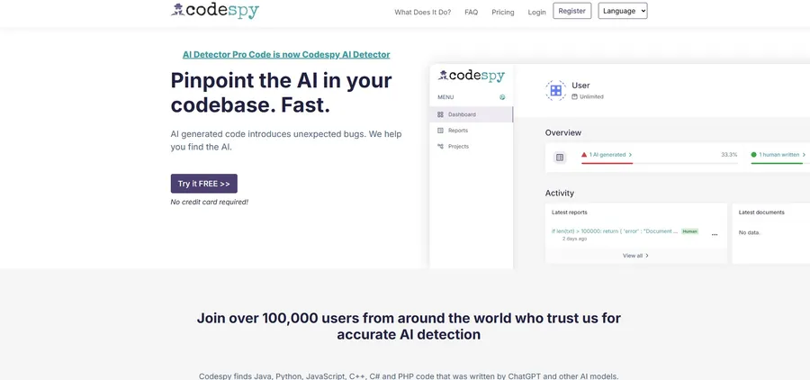 Top 6 AI Code Detector Tools to Verify Your Code 8 Codespy
