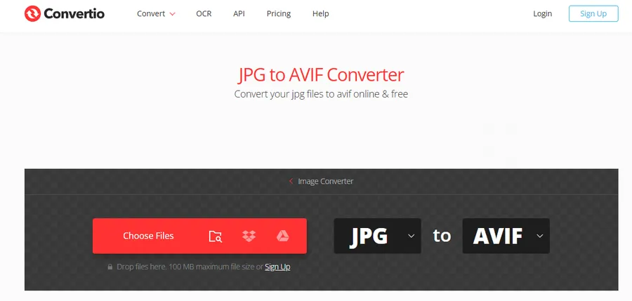 8+ Best Free JPG to AVIF Converter 9 Convertio