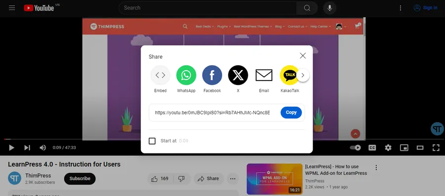 How To Embed YouTube Video in WordPress: 2 Simple Methods 7 Copy YouTube URL