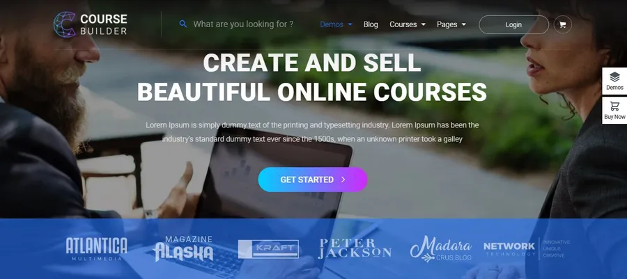 Course Builder WordPress Theme