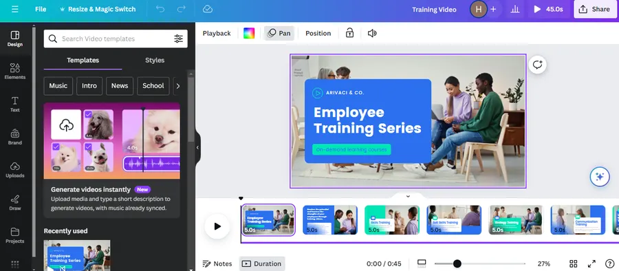 Create Video Content With Canva
