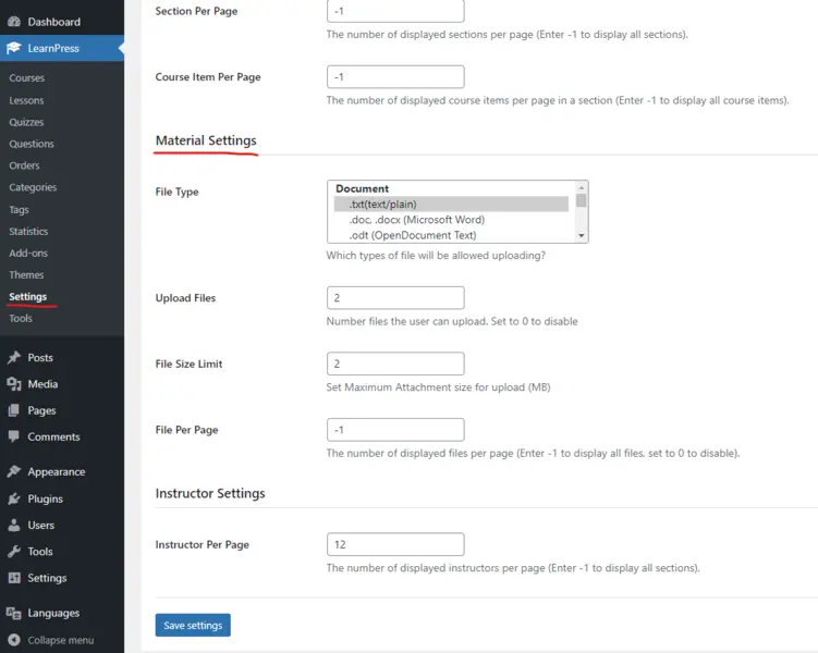 LearnPress v4.2.3.3 Update 4 Downloadable Materials