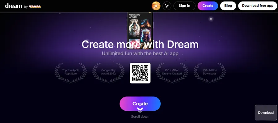 8+ Best Free AI Art Generators 16 Dream by WOMBO