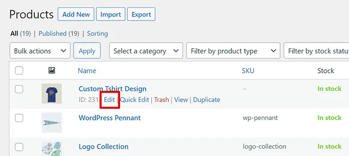 How to Find Product ID in WooCommerce (Simple Steps) 14 Edit Product