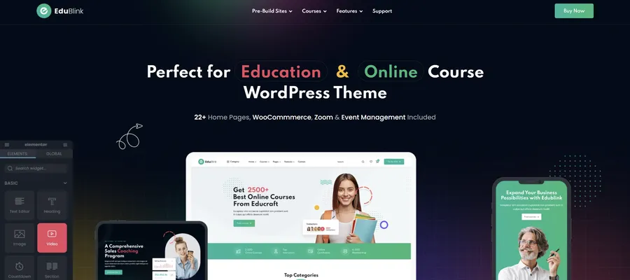 9 Best LMS WordPress themes (LearnPress compatible) 14 EduBlink