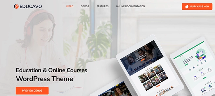 8 Best Options For Online Course Websites 13 Educavo Theme